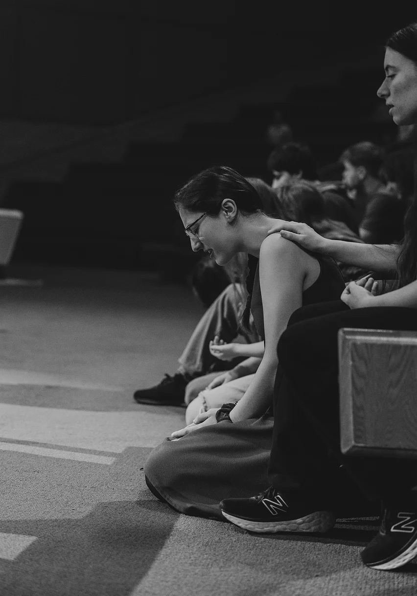 Person praying