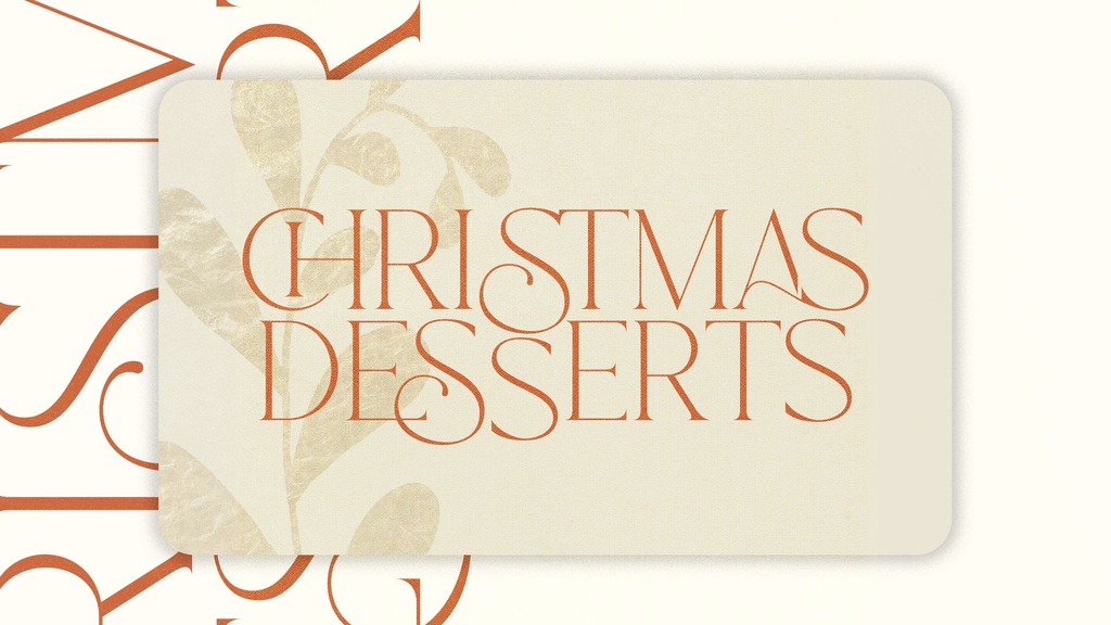 Christmas Desserts