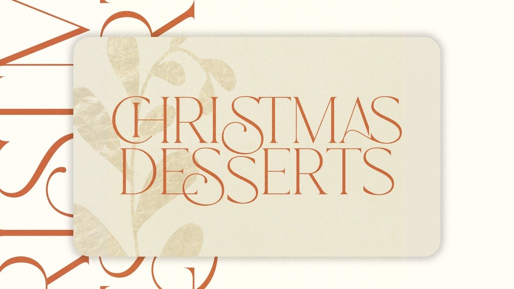 Christmas Desserts
